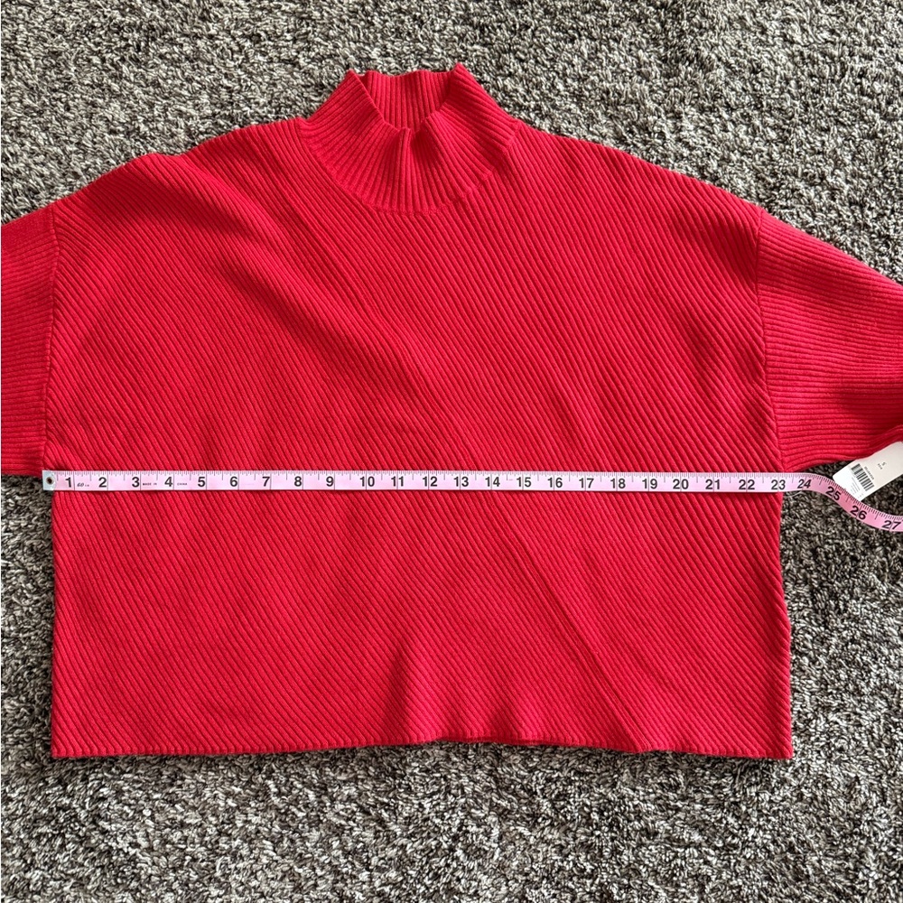 Maeve Meredith Mock Neck Sweater, Anthropologie, Small, NWT - Picture 4 of 10